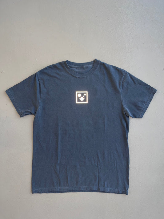 Smoke Silver Logo Tee